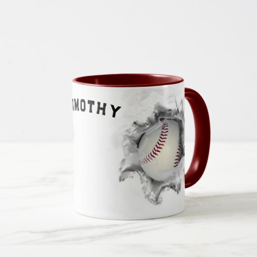 Verzamelbaar honkbal mok (Voorkant rechts)