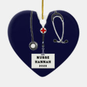 Verzamelbaar voor ononderbroken kerstmis keramisch ornament (Achterkant)