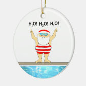 Verzamelbaar zwemmen keramisch ornament (Links)