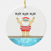 Verzamelbaar zwemmen keramisch ornament (Achterkant)