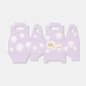 Verzamelballonnen aanpasbaar gunstvak lila bedankdoosjes (Uitgevouwen)