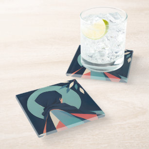 Verzamelbare Anime-geïnspireerde Glas Coaster Glazen Onderzetter