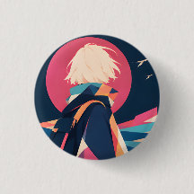 Verzamelbare Anime inspiratie knop 12 Stille Reizi