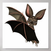 Verzamelbare Art & Vampire Bat (bat2) Poster (Voorkant)