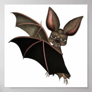 Verzamelbare Art & Vampire Bat (bat2) Poster