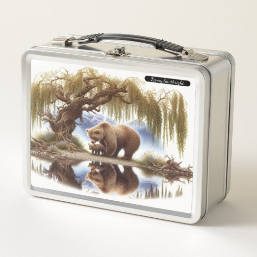 Verzamelbare Beren aan het water, ontspannend (Voorkant)