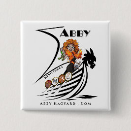 Verzamelbare Button van Abby World "Resilience"
