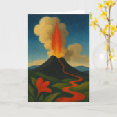 Verzamelbare Glow Forth Wenskaart Kaart (Gele Bloem)