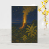 Verzamelbare Glow Forth wenskaart Kaart (Gele Bloem)