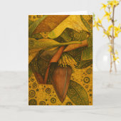 Verzamelbare Glow Forth Wenskaart Kaart (Gele Bloem)