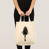 Verzamelbare gothische dollantkunst (gothic1) tote bag (Voorkant (product))