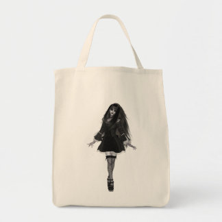 Verzamelbare gothische dollantkunst (gothic1) tote bag