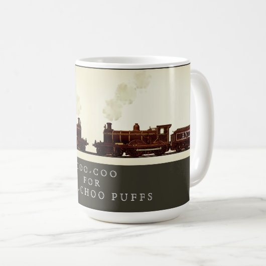 Verzamelbare modeltrein koffiemok (Voorkant rechts)