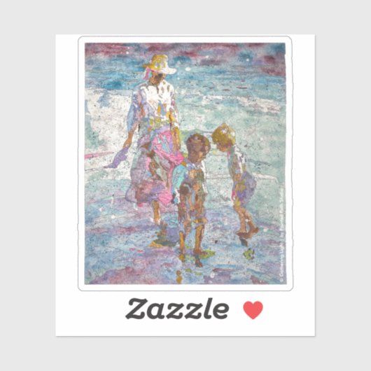 Verzameld Licht  – Kunststicker Sticker (Vel)