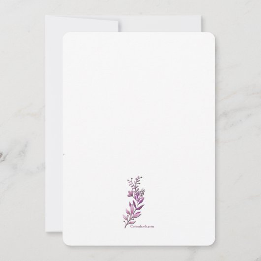 Verzameld samen religieuze uitnodigingen (roze) (Achterkant)