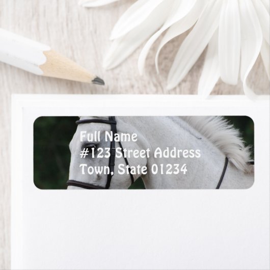 Verzameld White Horse Mailing Label (Insitu)