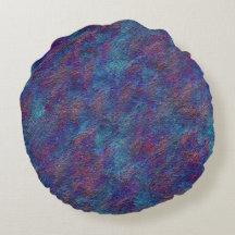 Verzamelde cyaan- en rode verfsplatters