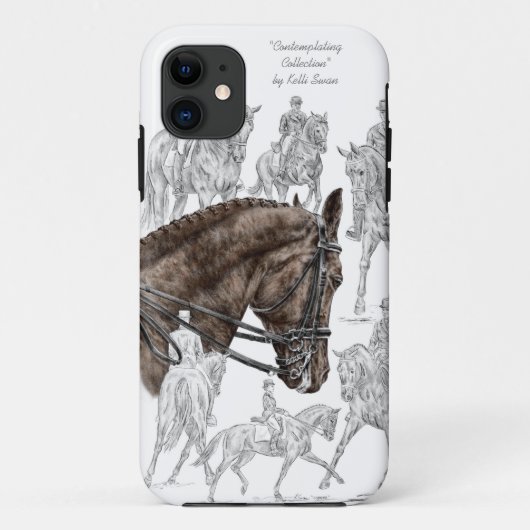 Verzamelde Dressage Horses FEI Case-Mate iPhone Case (Achterkant)
