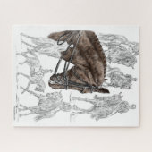 Verzamelde Dressage Horses FEI Legpuzzel (Horizontaal)