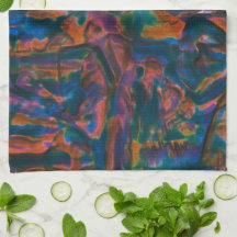 Verzamelde en gekleurde blauwe tinten van gerijpt 