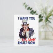 Verzamelde oom Sam Post Card Briefkaart (Staand voorkant)