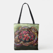 Verzamelde regenboogvernauwingen tote bag (Achterkant)