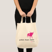 verzamelen.feast.geniet van. tote bag (Voorkant (product))