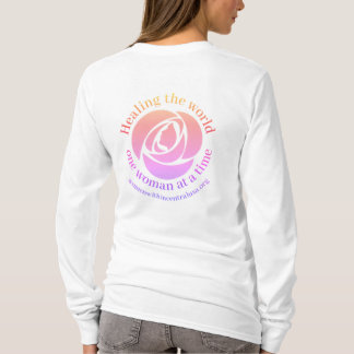 Verzamelen/HEALEN op achterste T-shirt