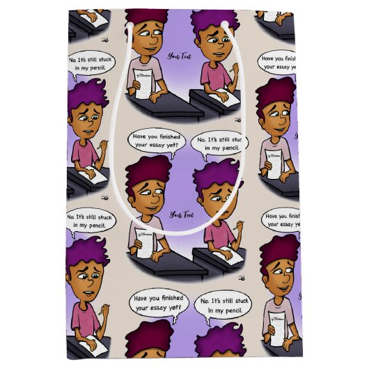 Verzamelen in potlood Gift Bag Medium Cadeauzakje (Voorkant)