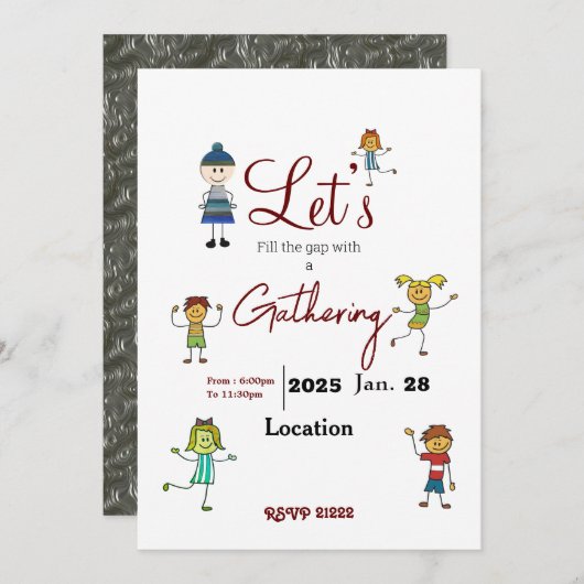 Verzamelen Kaart (Voorkant / Achterkant)