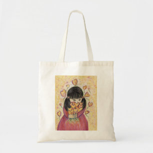 Verzamelen Love Hearts Art Inspirerend Canvas tass Tote Bag