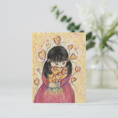 Verzamelen Love Hearts Custom Art Note Briefkaart (Staand voorkant)