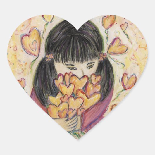 Verzamelen Love Hearts Custom Decal Sticker Seals (Voorkant)