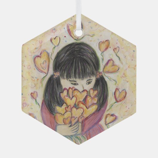 Verzamelen Love Hearts Holiday Gift Ornament (Voorkant)