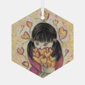 Verzamelen Love Hearts Holiday Gift Ornament (Achterkant)