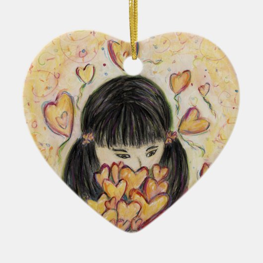 Verzamelen Love Hearts Holiday Gift Ornament (Voorkant)