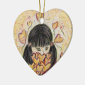 Verzamelen Love Hearts Holiday Gift Ornament (Links)