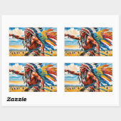 VERZAMELEN OP DE VLAKTEN 3 RECHTHOEKIGE STICKER (Vel)