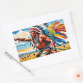 VERZAMELEN OP DE VLAKTEN 3 RECHTHOEKIGE STICKER (Envelop)