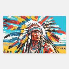 VERZAMELEN OP DE VLAKTEN 4 RECHTHOEKIGE STICKER