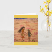 Verzamelen Seashells Happy Birthday Kaart (Gele Bloem)