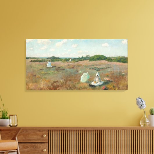 Verzamelen van Autumn Flowers, 1894-5 (olie op can Canvas Afdruk (Insitu (Woonkamer))