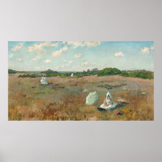 Verzamelen van Autumn Flowers, 1894-5 (olie op can Poster (Voorkant)