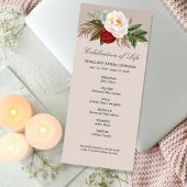 Verzamelen van bloemen - Viering van het Life-prog Programmakaart