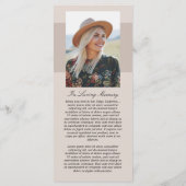 Verzamelen van bloemen - Viering van het Life-prog Programmakaart (Achterkant)