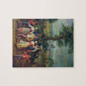 Verzamelen van de oogst legpuzzel (Horizontaal)
