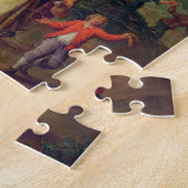 Verzamelen van de oogst legpuzzel (Zijkant)