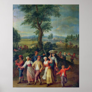 Verzamelen van de oogst poster