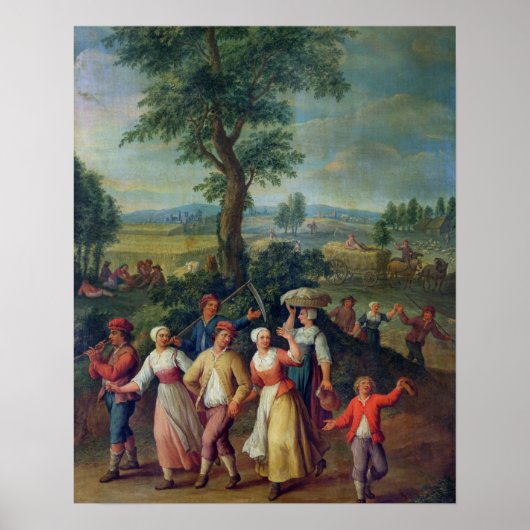 Verzamelen van de oogst poster (Voorkant)