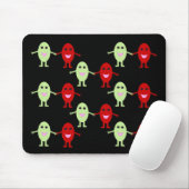 Verzamelen van druiven Mousepad Muismat (Met muis)